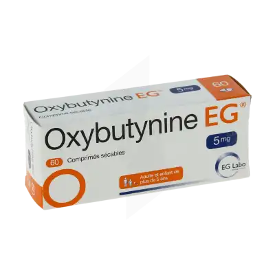Oxybutynine Eg 5 Mg, Comprimé Sécable à LIVRON-SUR-DROME