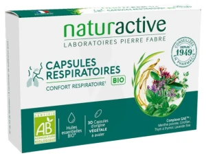 Naturactive Caps Respiratoire Bio B/30