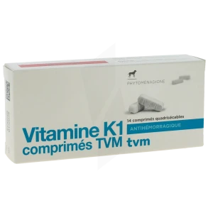 Vitamivet K1 50 Mg Comprimes Pellicules Pour Chiens, Comprimé