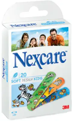 Nexcare Soft Design Kids, Bt 20 à La Possession