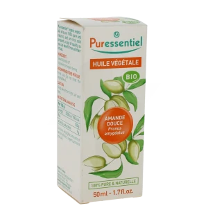 Puressentiel Huile VÉgÉtale Bio Amande Douce Fl/50ml