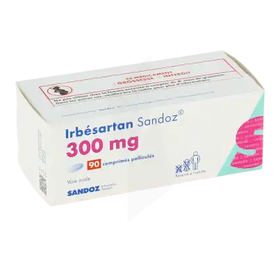 IRBESARTAN SANDOZ 300 mg, comprimé pelliculé