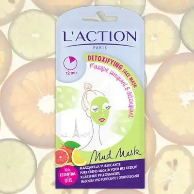 L'action Masque Visage Détoxifiant 1 Sachet