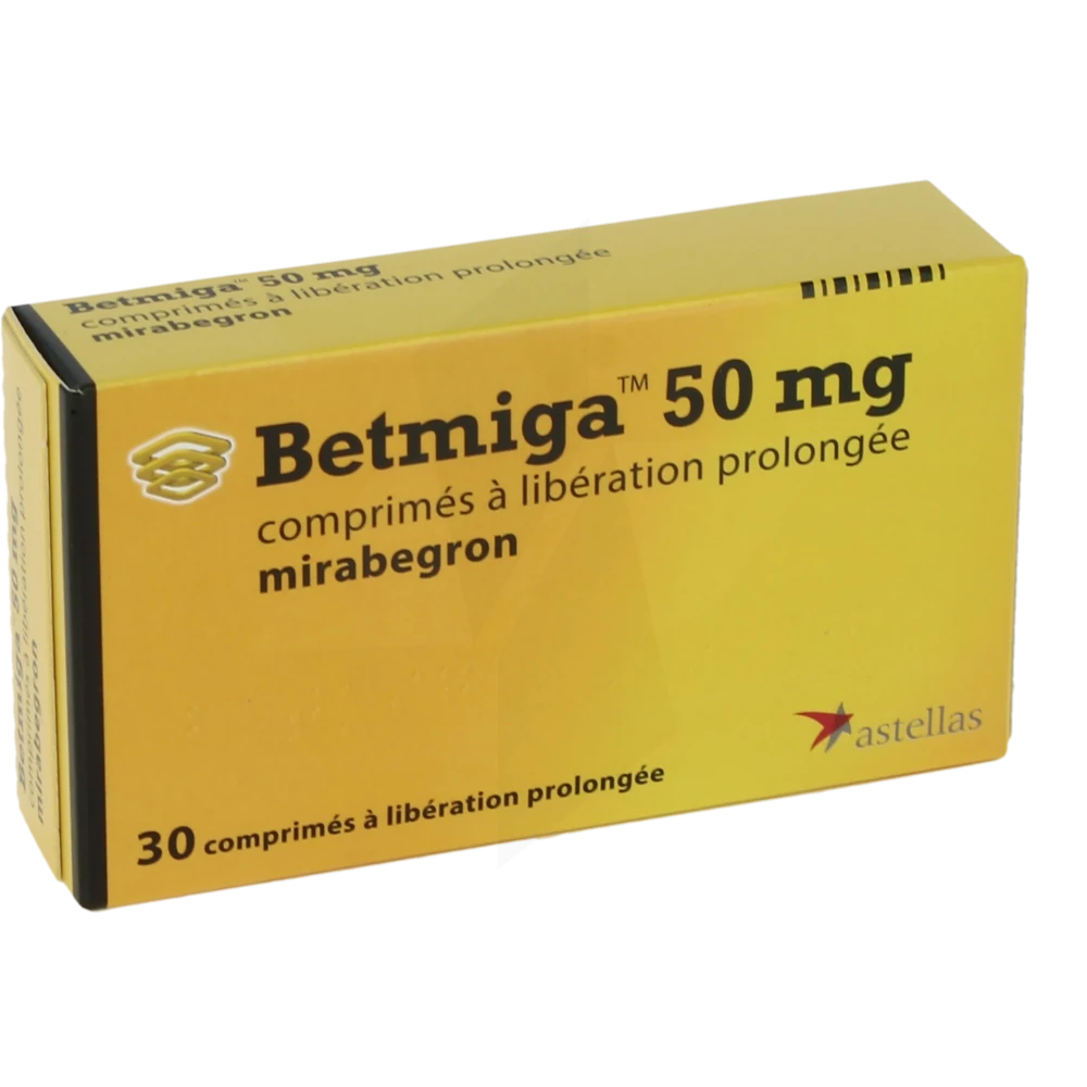 Betmiga 50 Mg, Comprimé à Libération Prolongée