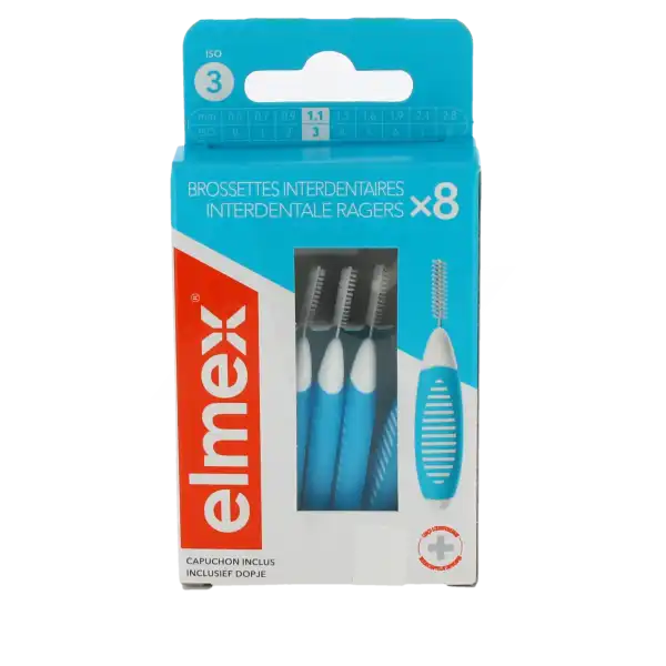 Elmex Brossette Inter-dentaire 1,1mm B/8