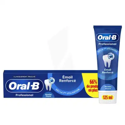 Oral B Professionnal Email Renforce Dentifrice T/125ml à LORMONT