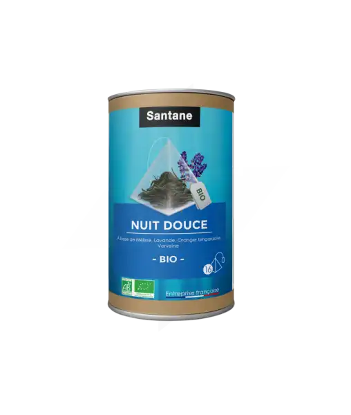 Santane Nuit Douce Infusions Bio 16 Sachets