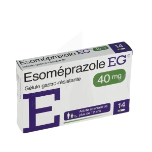 Esomeprazole Eg 40 Mg, Gélule Gastro-résistante