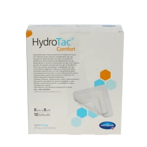 Hydrotac® Comfort Pansement Adhésif 8 X 8 Cm - Boîte De 10