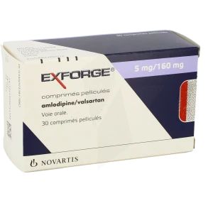 Exforge 5 Mg/160 Mg, Comprimé Pelliculé