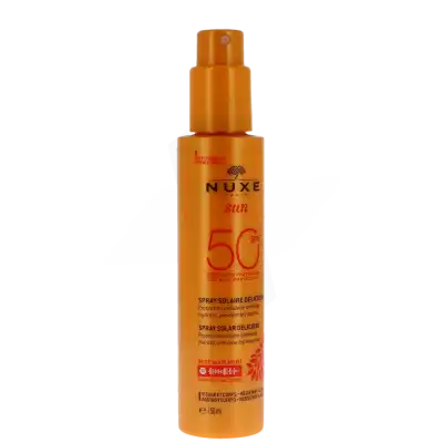 Nuxe Sun Spray Solaire Délicieux Haute Protection Spf50 Visage Et Corps Flacon De 150 Ml à LACROIX-FALGARDE