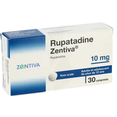 RUPATADINE ZENTIVA 10 mg, comprimé