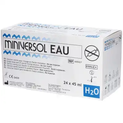 Miniversol Eau Purifiee, Fl 45 Ml, Bt 24 à CHASSE SUR RHÔNE