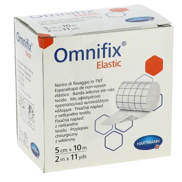 Omnifix® Elastic Bande Adhésive 5 Cm X 10 Mètres - Boîte De 1 Rouleau