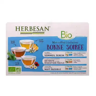 Herbesan Infusion Bio Tis Bonne Soirée 60sach à MIRAMONT-DE-GUYENNE