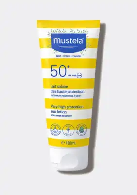 Mustela Solaire Lait Solaire Très Haute Protection Spf50+ T/100ml à Vétraz-Monthoux