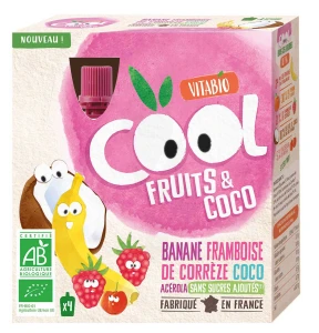 Vitabio Cool Fruits Et Coco Banane Framboise Coco