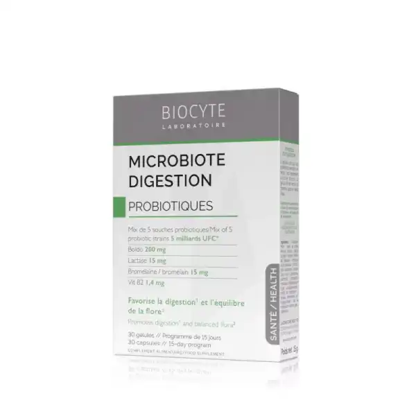Biocyte Microbiote Digestion Gélules B/30