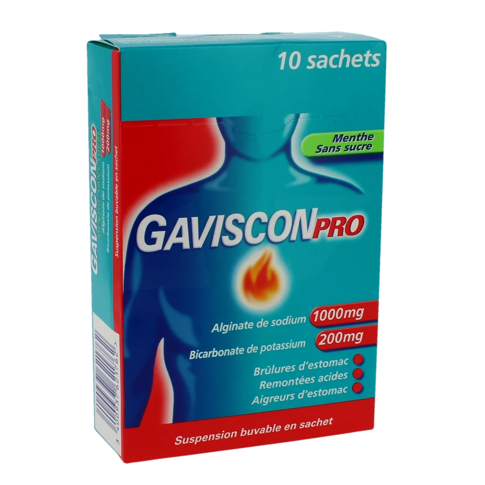 Gavisconpro Menthe, Suspension Buvable En Sachet