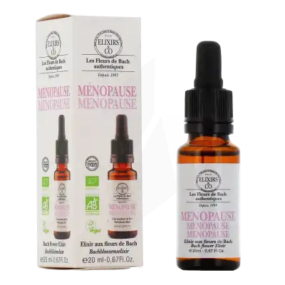 Les Fleurs De Bach Elixir Composé Ab Ménopause Flacon Compte-gouttes De 20 Ml à Rambouillet