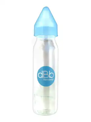 dBb Remond Biberon BLEU Regul'Air Tétine Silicone 240 ml 0-4 Mois