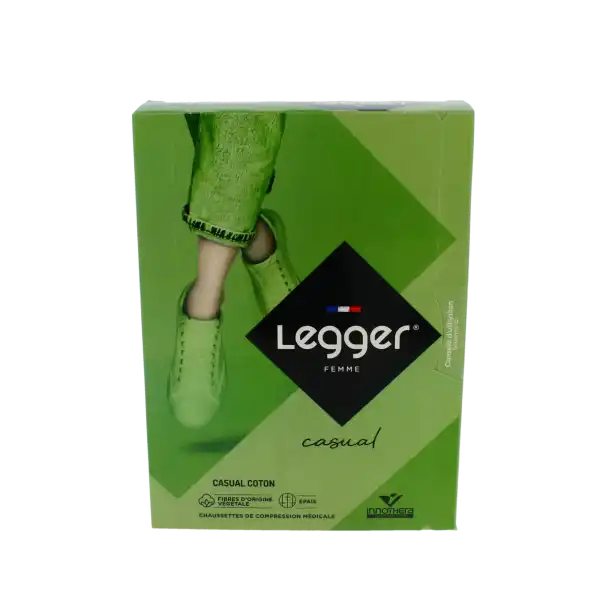 Legger Casual Coton Chaussette Femme Noir T3n