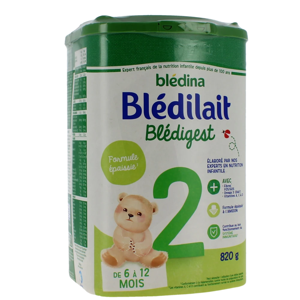 Blédina Blédilait Premium 2 Lait En Poudre B/820g