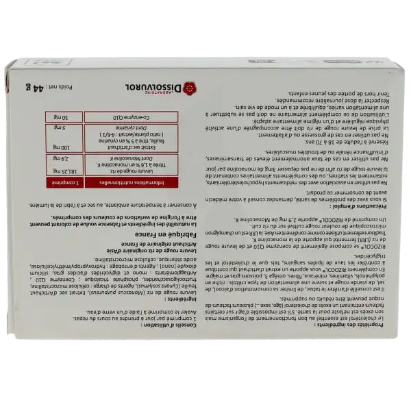Dissolvurol Rizocol 4 Comprimés B/90