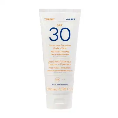 Korres Yaourt Spf30 Crème Visage & Corps T/200ml à Saint-Léger-du-Bourg-Denis