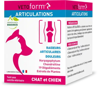 Vetoform Complement Alimentaire Articulation  Chien Et Chat Pot 100 G à Bordeaux