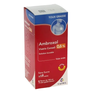 Ambroxol Viatris Conseil 0,6 %, Solution Buvable