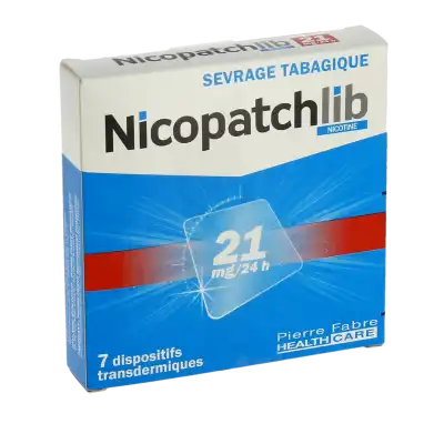 Nicopatchlib 21 Mg/24 H Dispositifs Transdermiques B/7 à LA-RIVIERE-DE-CORPS