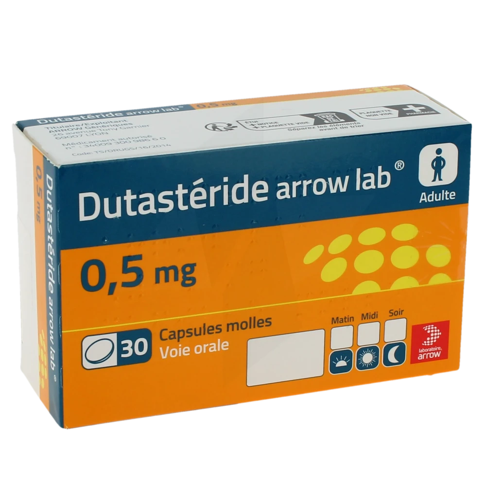 Dutasteride Arrow Lab 0,5 Mg, Capsule Molle