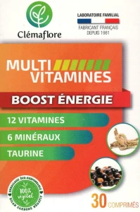 Clémaflore Multi-vitamines Boost Energie Comprimés B/30