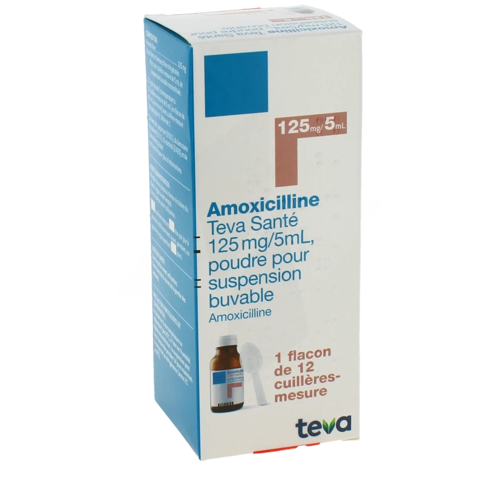 Amoxicilline Teva Sante 125 Mg/5 Ml, Poudre Pour Suspension Buvable