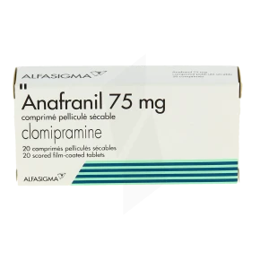 Anafranil 75 Mg, Comprimé Pelliculé Sécable
