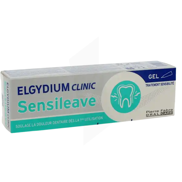 Elgydium Clinic Sensileave Gel Dent Dents Sensibles Hypersensibilité Dentaire T/30ml