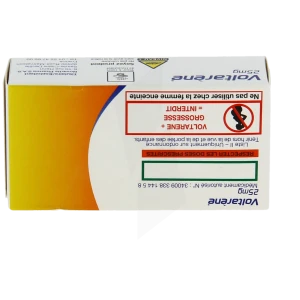 Voltarene 25 Mg, Comprimé Enrobé Gastro-résistant