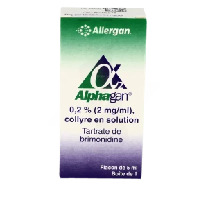 Alphagan 0,2 % (2mg/ml), Collyre En Solution
