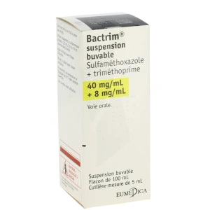 Bactrim 40 Mg/ml + 8 Mg/ml, Suspension Buvable