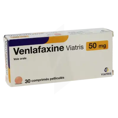 Venlafaxine Viatris 50 Mg, Comprimé Pelliculé à CHAMPAGNOLE