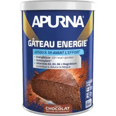 Apurna Gâteau énergie Chocolat B/400g à TOULOUSE