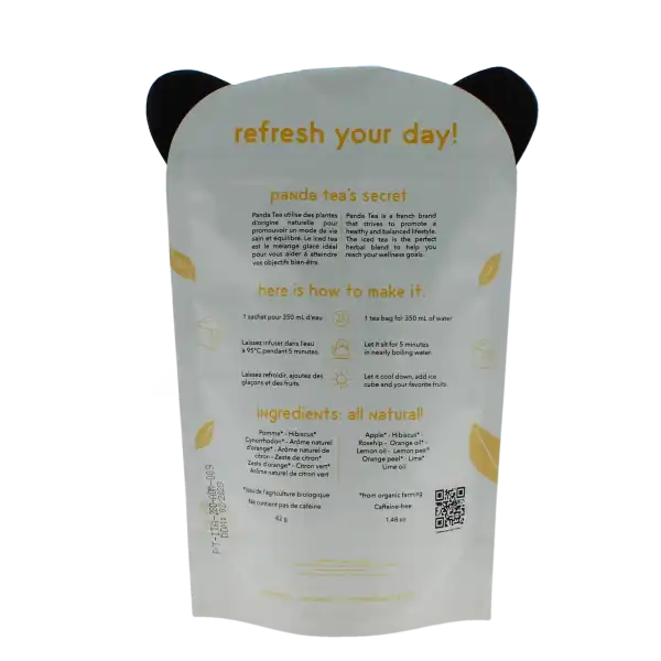 Panda Tea Iced Tea Agrumes Tisane 28 Sachets