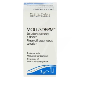 Molusderm Solution Cutanee, Fl 3 G