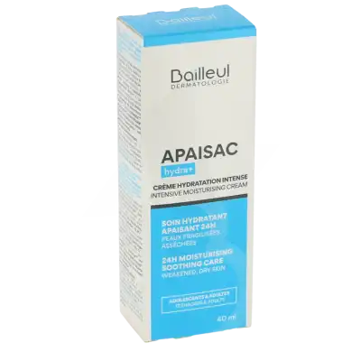 Apaisac Hydra+ Cr Hydratation Intense T/40ml à VILLEMUR SUR TARN