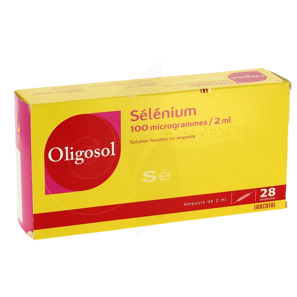 Selenium Oligosol 100 Microgrammes/2 Ml, Solution Buvable En Ampoule