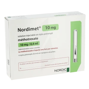 Nordimet 10 Mg, Solution Injectable En Stylo Prérempli