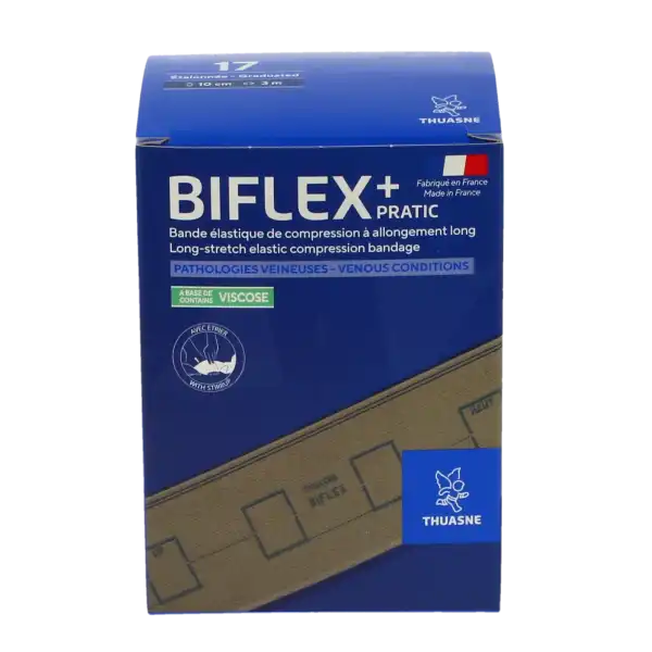 Thuasne Biflex Plus N° 17 Forte Pratic, 10 Cm X 3 Cm