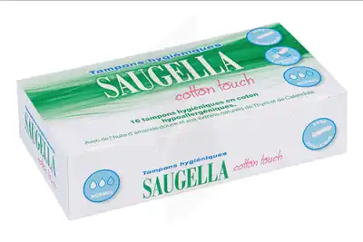 Saugella Cotton Touch Tampon Périodique Normal B/16 à MANCIET