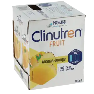 Clinutren Fruit Nutrim Anan Orange 4boîte De 200 Ml à Andernos